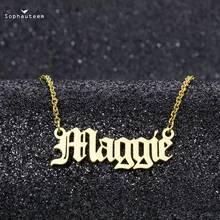 Customized Name Necklace Custom Nameplate Pendant Jewelry Letter number Chokers Necklaces Child Friend Wedding Anniversary Gift Customized Name Necklace Custom Nameplate Pendant Jewelry Letter number Chokers Necklaces Child Friend Wedding Anniversary Gift