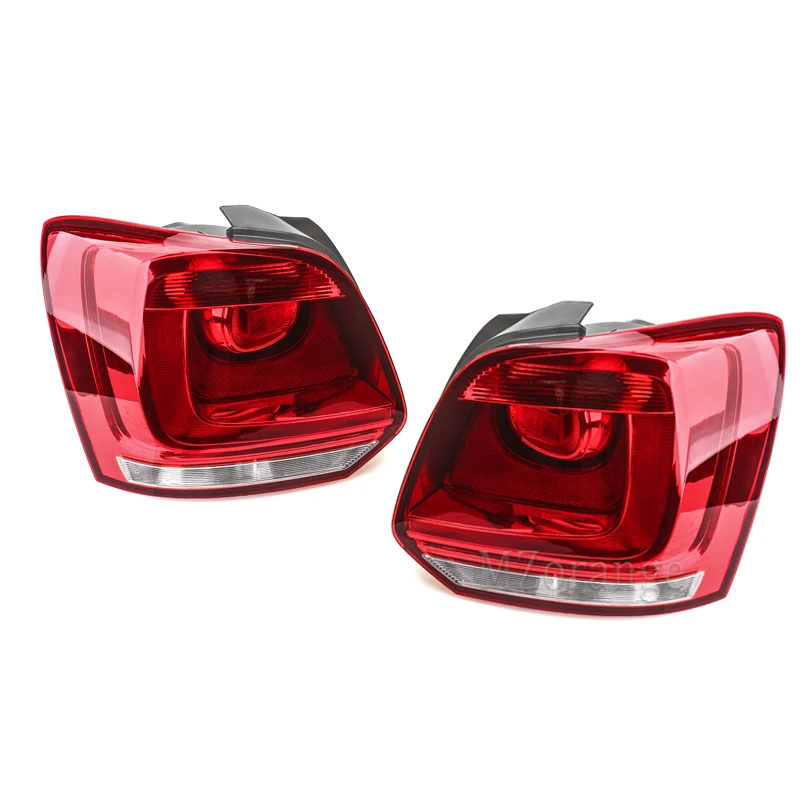 Для VW Polo 6R Хэтчбек 2009 2010 2011 2012 2013 Хвост светильник сигнала поворота Хвост светильник s в сборе бампер светильник задние стоп-сигнала стоп-сигнал - Цвет: 1 Pair