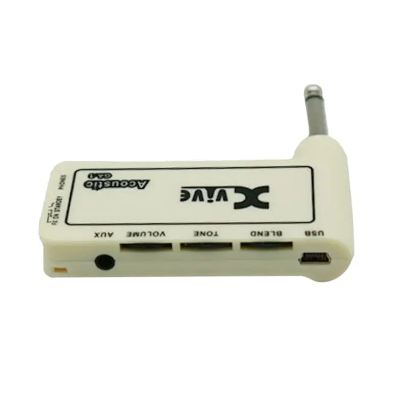 1pc Guitar Plug Mini Portable Recharge Elec Headphone Amp Amplifier Acoustic Rock Metal