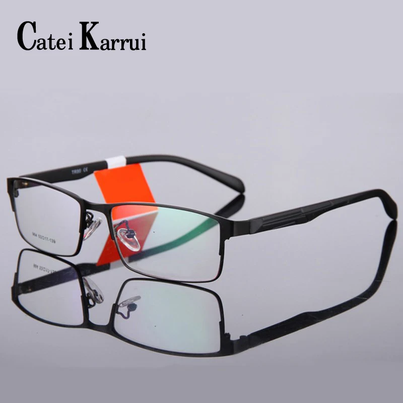 

Catei Karrui Prescription Reading Clear Eye Lens Spectacle lunette Eyewear Titanium Glasses Frame Men Eyeglasses Computer Optica