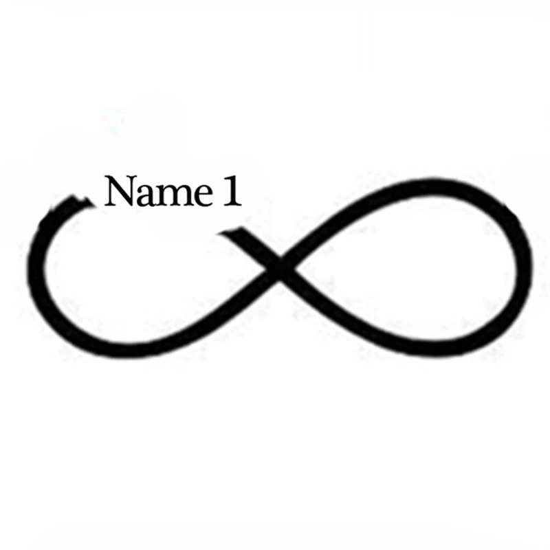 1 Name Letdiffery пользовательские бесконечное имя браслеты Нержавеющая Сталь персонализированные женские ювелирные изделия Уникальный свадебный подарок элегантный BFF браслет - Окраска металла: 1 Name