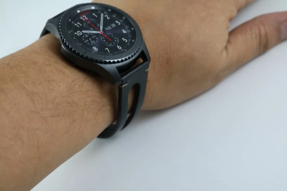 22 мм в стиле ретро с кожаным ремешком для samsung gear S3 Frontier Classic Galaxy Watch 46 мм умный Браслет сменный ремешок для Amazfit
