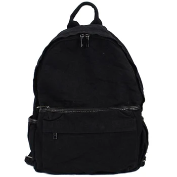 

Literary Fan Canvas Bag Men and Women Simple Casual Backpack Mori High School College Student Bag