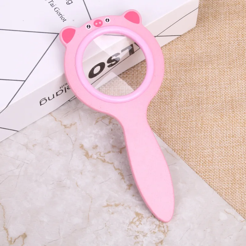 Wooden Magnifier Toy Yellow Star Fun Magnifying Glass Science Education Early Education Observation 3-4-5 Year Old Utensil Toy 7