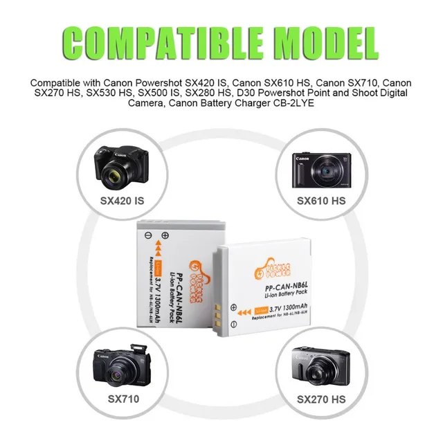 Canon Sx610 Hs Canon Sx710 Hs Charger Canon Sx540 Hs Battery Led