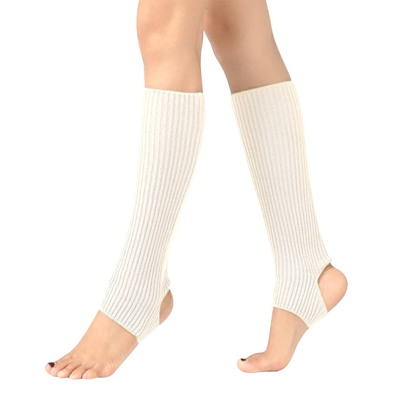 Kids Knee High Socks For Girls Workout Socks Toeless Training Dance Leg Warmers Compression Stocking Open Toe Relief Sock