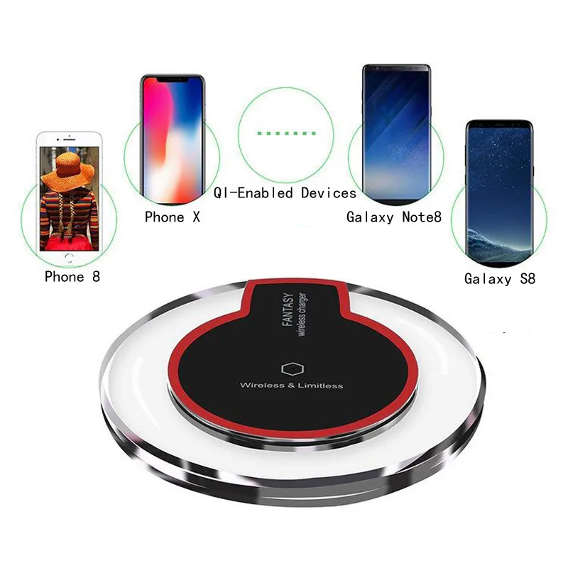 wireless phone charger 10W Wireless Charger for iPhone 11 Xs Max X XR 8 Plus 30W Fast Charging Pad for Ulefone Doogee Samsung Note 9 Note 8 S10 Plus samsung charging station