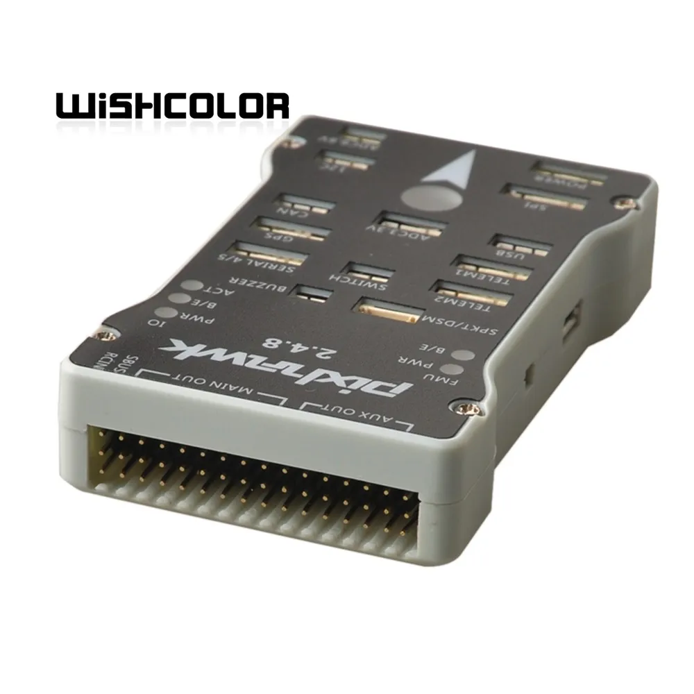 Контроллер полета Pixhawk PX4 2.4.8 32 бит интегрирует PX4FMU + PX4IO с Чехол и tf картой для