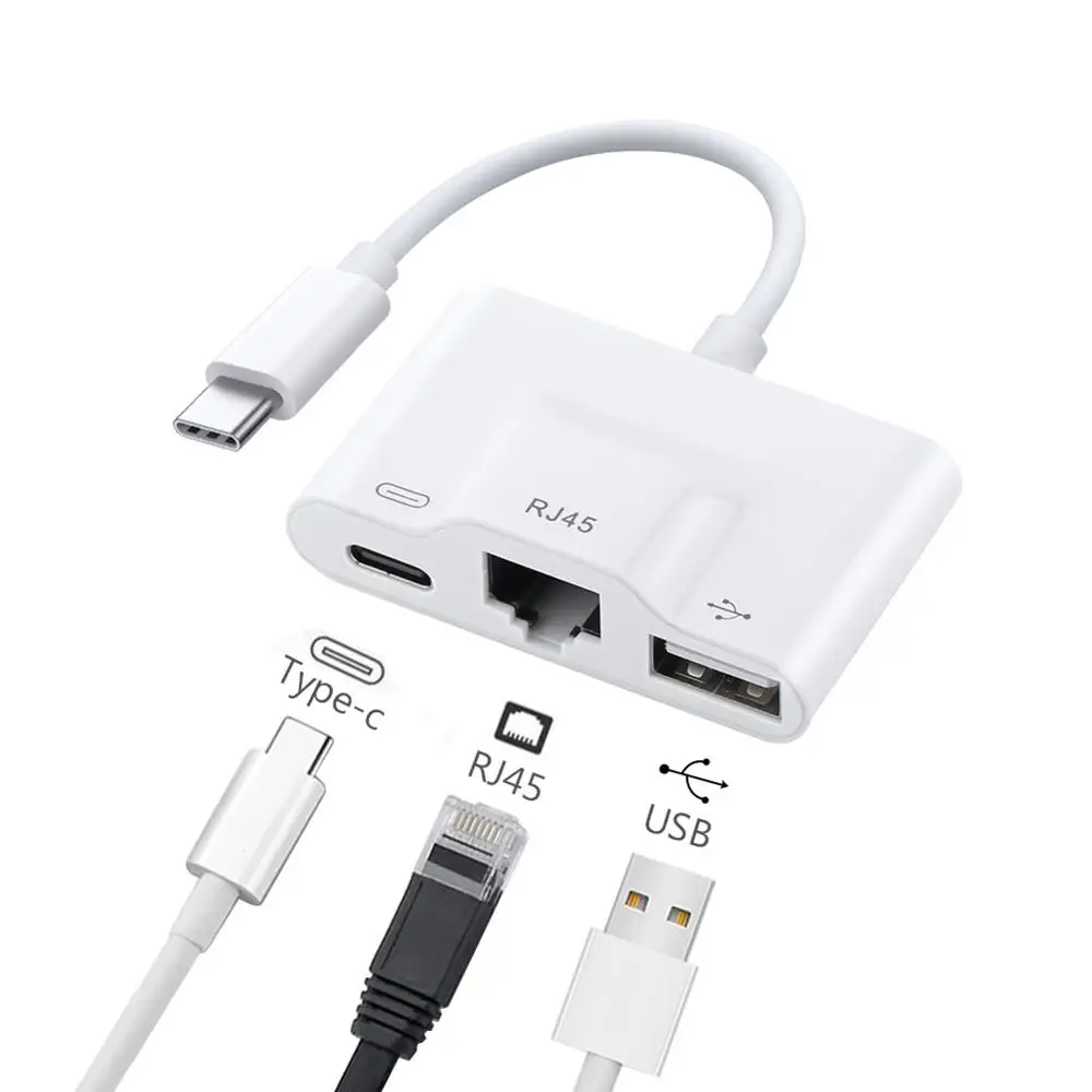 USB-C 허브 to C 타입 USB 어댑터, 지지대 PD 고속 충전, 삼성에 적합한 갤럭시 화웨이 샤오미 핸드폰 패드 노트북 플레이어 