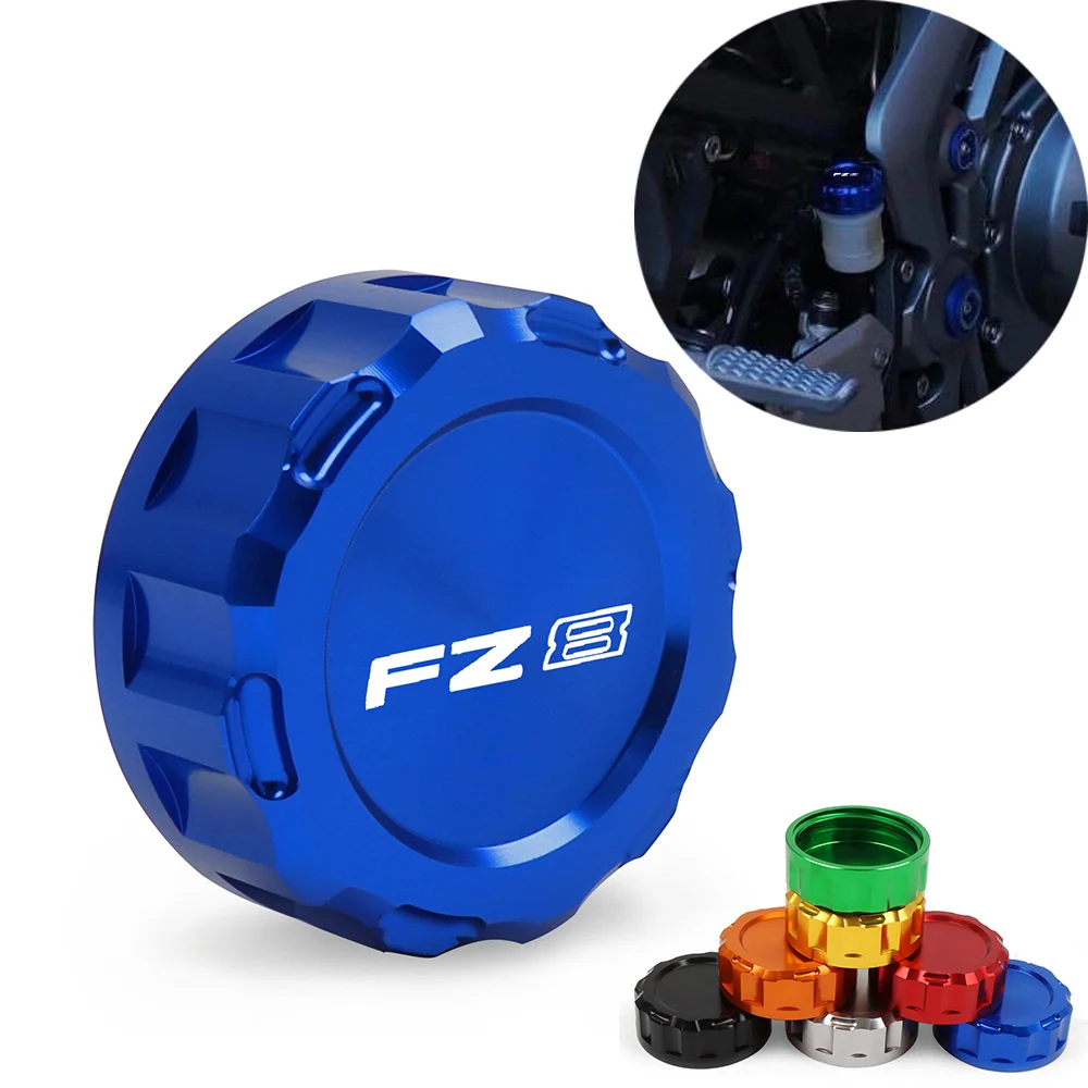 

Universal For YAMAHA FAZER FZ 8 All Years Motorcycle Accessories CNC FZ8 Rear brake Fluid Cylinder Master Reservoir Cover Cap