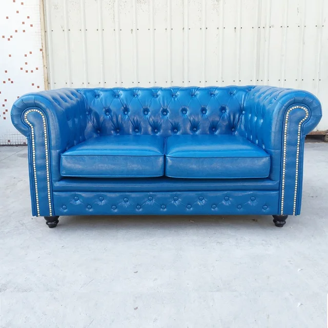 U-BEST Luxury Vintage 2 seat Chesterfield Sofa  4