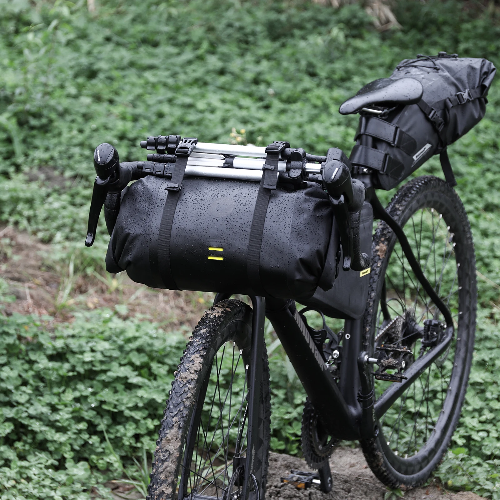 Bicycle Bag ROCKBROS Set Or 1 piece Waterproof Handlebar Pannier Bags Frame Top Tube Bag MTB Saddle Long Distance Cycling