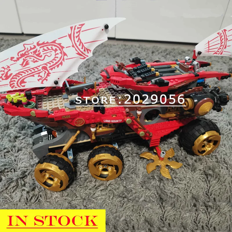 

11332 In Stock Land Bounty Ninja Series Compatible with 70677 1178Pcs Building Blocks Bricks toys For Children Gift