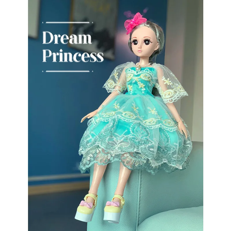 1/4 50 см BJD DIY моделирование куклы милый кукольный костюм платье принцессы для девочек Подарочная коробка макияж лучший подарок для девочек