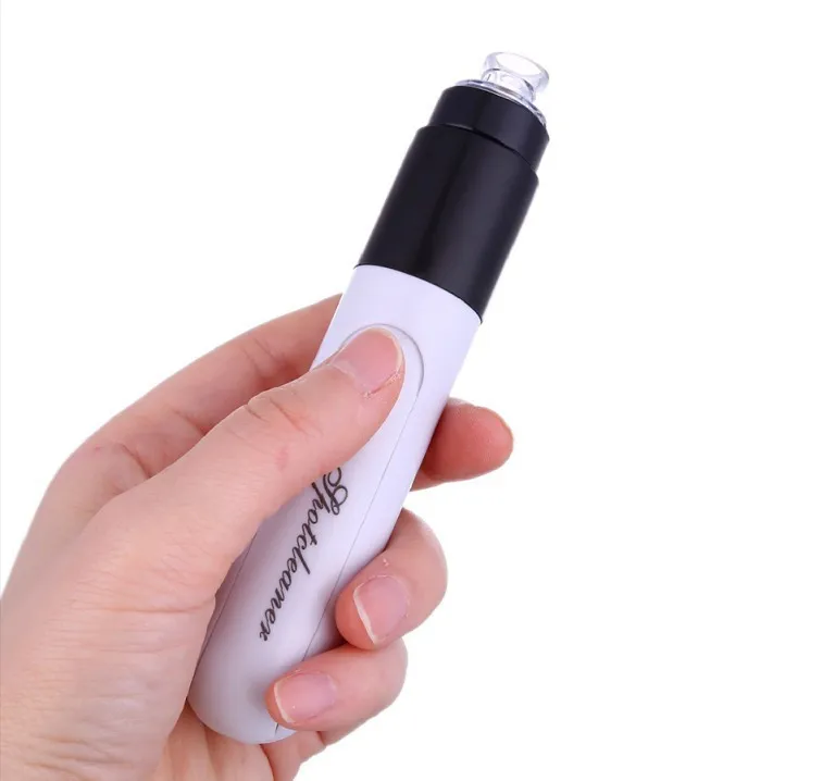 Cross Border Hot Selling Mini Pore Cleaner Remove Blackhead Instrument Suction Oil And Grease Beauty Instrument Electric Black H