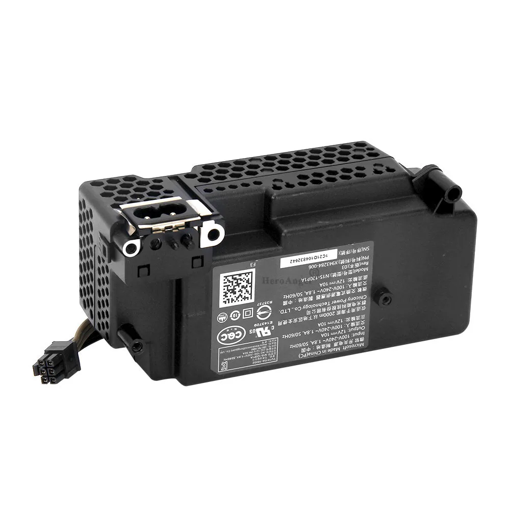 Power Supply for Xbox One S/Slim Console Charger Replacement 110V-220V Internal Power Board AC Adapter