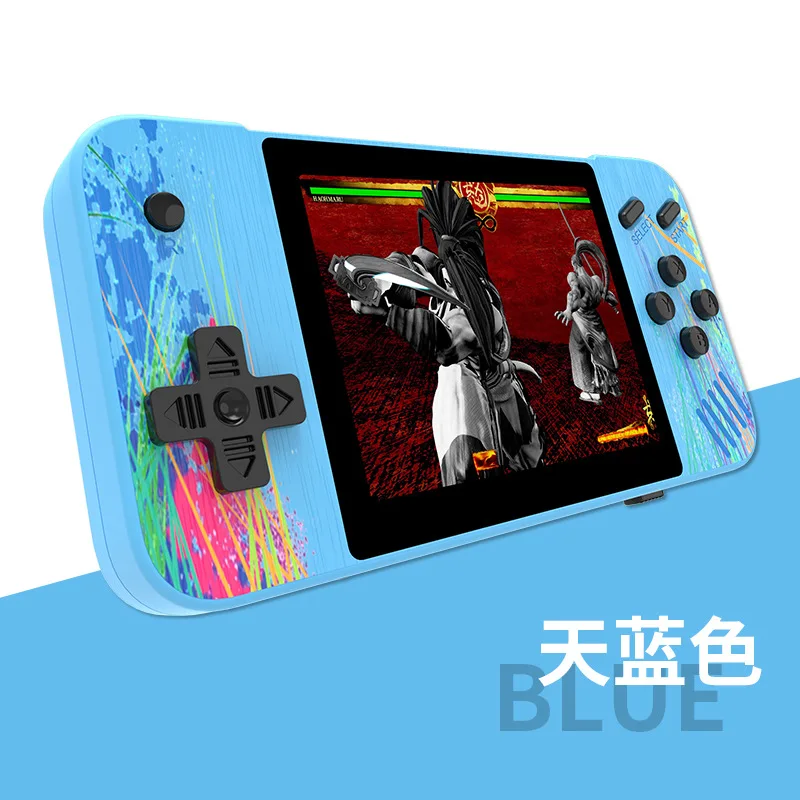 800 Retro Console Double Handheld Game Player Battery 3.0 Inch LCD Built-in 400 Video Games Gift for Kids Classic Videoconsolas 