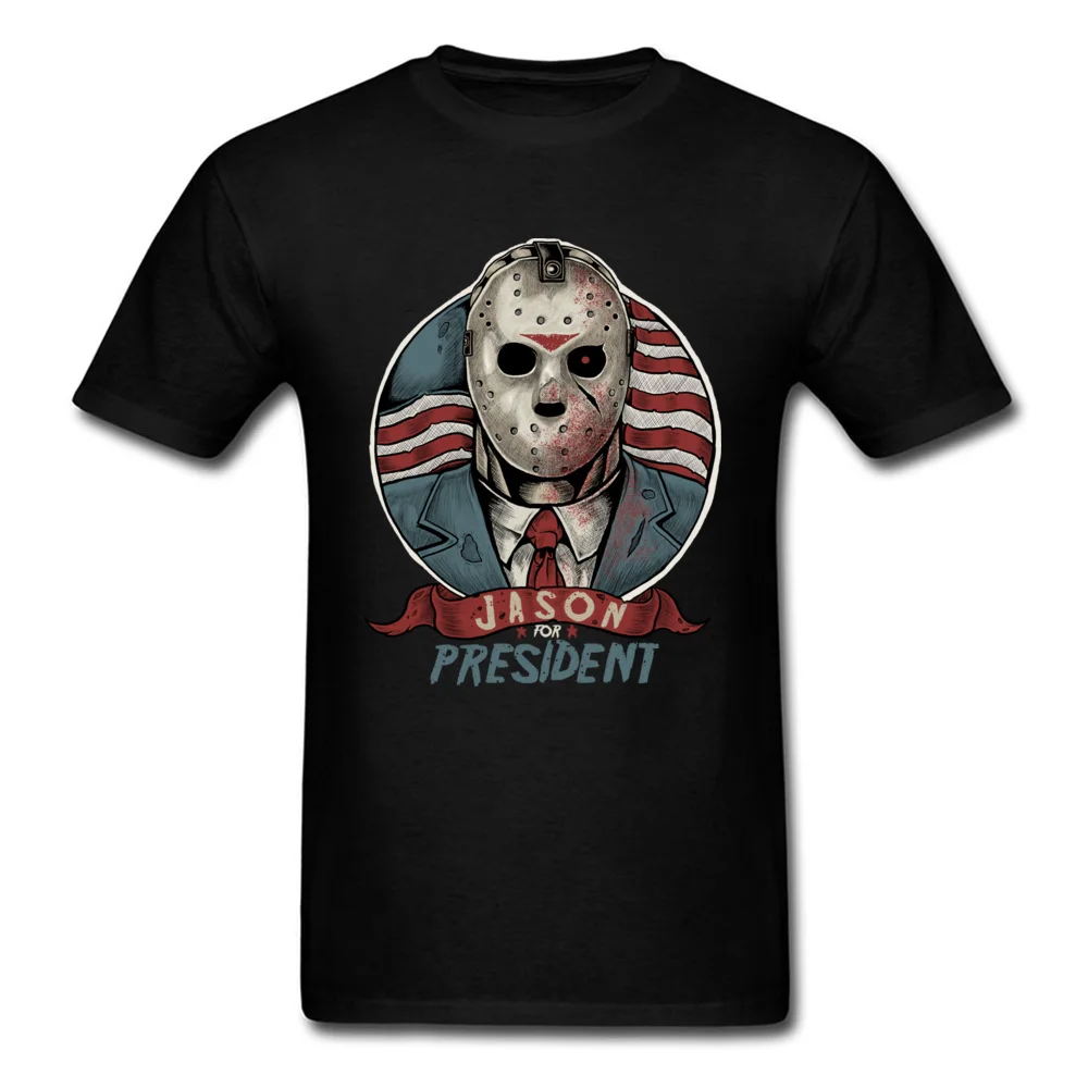 

Fashionable Men Tops & Tees Jason For President Usa 100% Cotton Short Sleeve 3d Printed Tee Shirts Round Collar T Shirt Cool