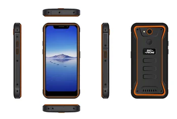 Перейти на Алиэкспресс и купить Водонепроницаемый смартфон GUOPHONE X3, 4G LTE, 1280*720 пикселей, IPS, 2 ГБ + 16 ГБ, 5,5 дюйма, Android 8,1, MTK6739, четырехъядерный сотовый телефон, GPS