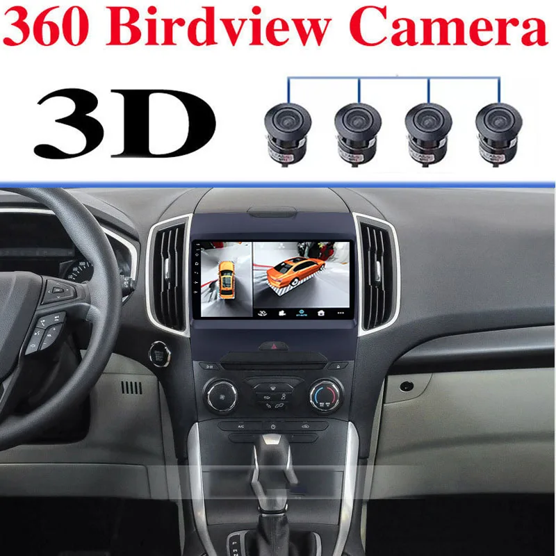 

Автомобильный мультимедийный GPS-навигатор для Ford Edge Endura MK2 2015-2021, радио, навигатор, плеер со встроенным CarPlay 360, BirdView 3D