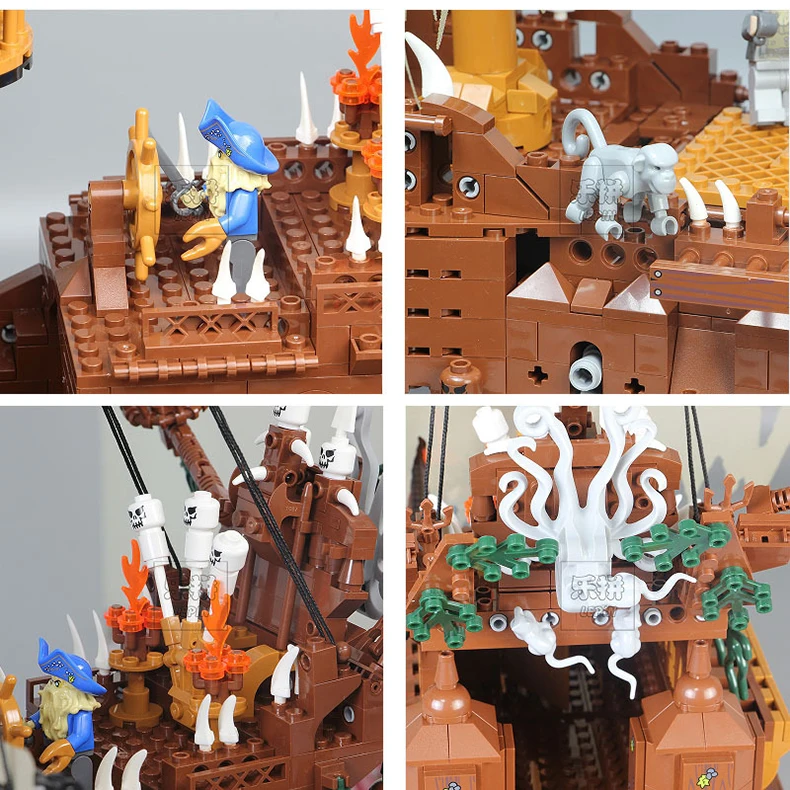 Голландский корабль создатель MOC лодка строительные блоки кирпичи модель лодки игрушки