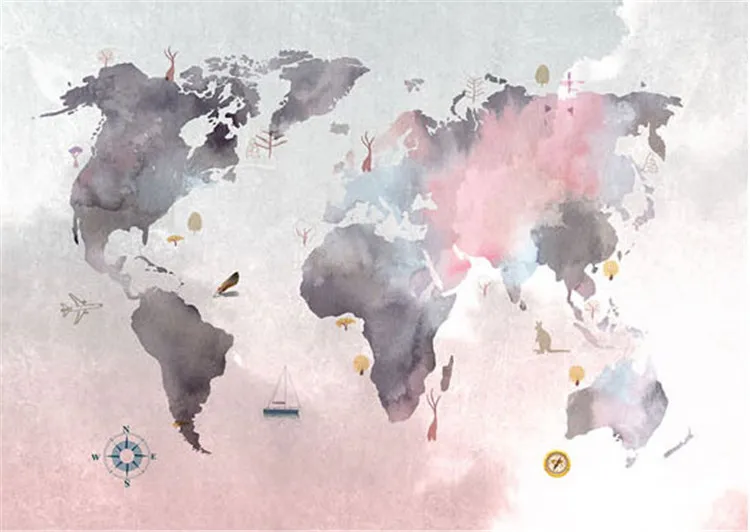 8D-Paint-Abstract-World-Map-Wallpaper-Mural-for-Baby-Child-Room-Sofa-Backaground-3d-Photo-Mural (1)