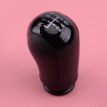 

Black 6 Speed Manual Gear Stick Shift Level Knob Head ABS Fit for Ford Focus Mondeo MK3 S-MAX C-MAX Mustang 2006 2007