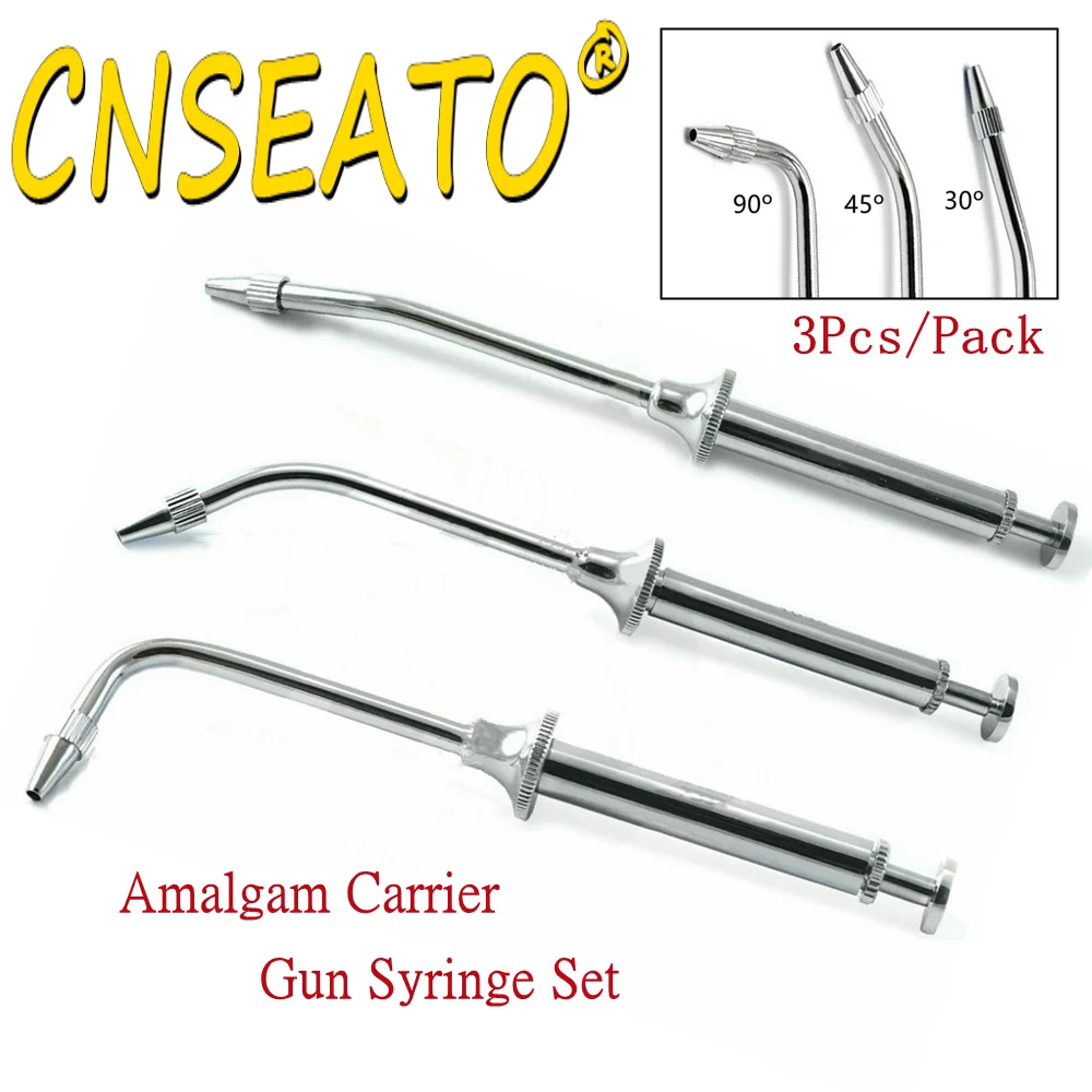 3 шт./компл. стоматологические серебряные амальгамные носители шприцы для