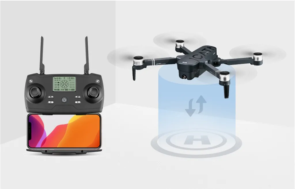 SMRC ICAT6 gps 5G wifi FPV 4K камера бесщеточный селфи складной Радиоуправляемый Дрон Квадрокоптер Новое поступление дропшиппинг