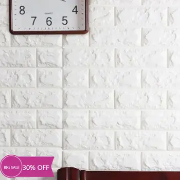 

PE Foam 3D Brick Wall Sticker PE Foam Self Adhesive Wall Decals Stickers for Kids Bedroom Living Room Stickers Wall Sticker