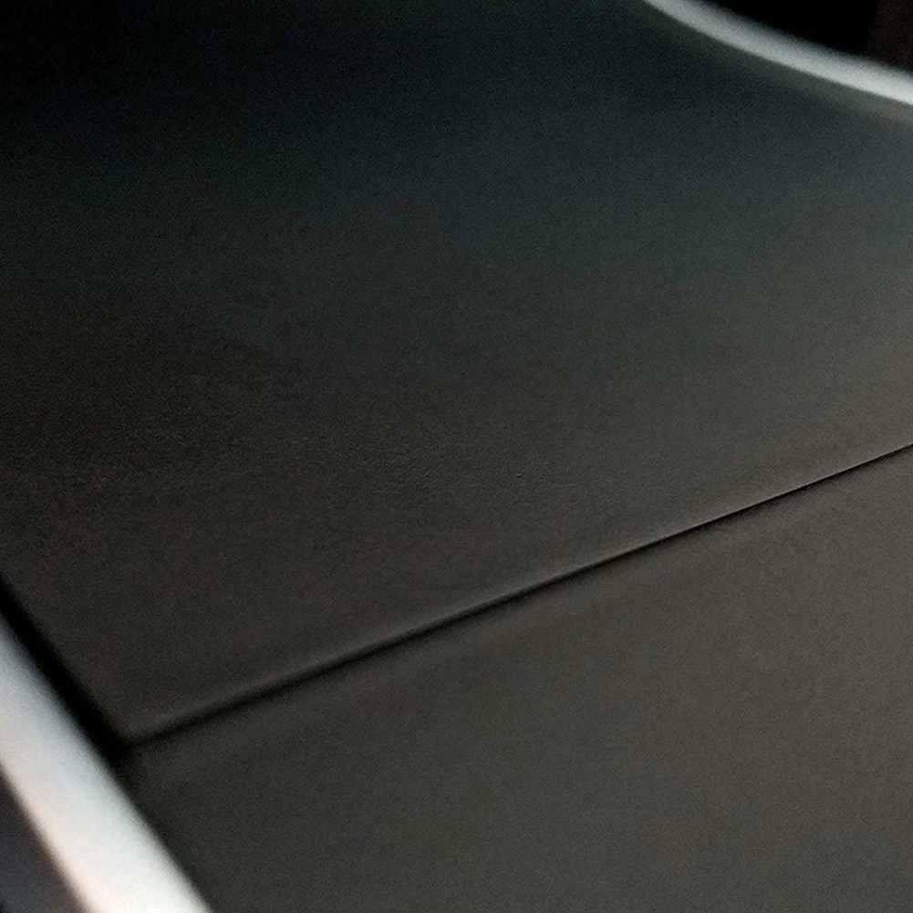 Автомобильная Центральная наклейка на консоль приборной панели виниловая пленка матовая углеродное волокно черный для Tesla модель 3 держатель стакана наклейка скребок аксессуары