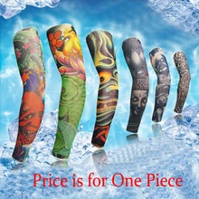 1 шт. эластичные рукава 3D тату рукав боди-арт гетры чулки Велоспорт Защита от солнца на рыбалке гетры для мужчин и женщин