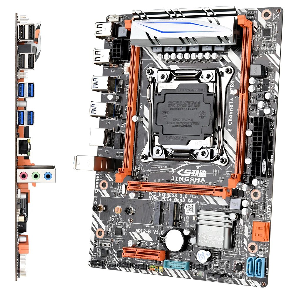 JINGSHA X99 D4 Материнская плата Intel X99 LGA 2011-3 все серии cpu и DDR4 ECC REG SATA3.0 M.2 NVME M.2 ATX