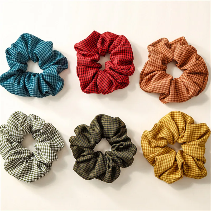 6 шт./компл. модные женские туфли Vsco Scrunchies пакет вставку внутрь эластичного ремешка хвост держатель для девочек резинки для волос резинка для волос резинки для волос аксессуары для волос