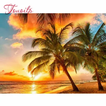 

diamant peinture point de croix ensemble complet paysage bord de mer diamant broderie cristal peinture paysage strass décor