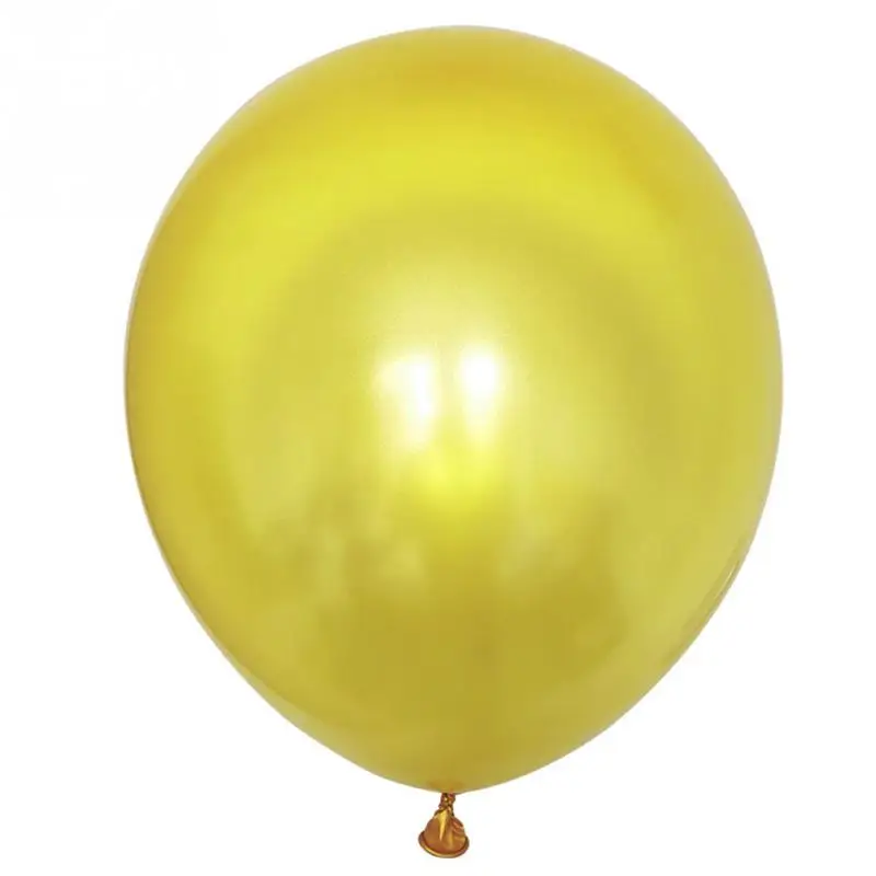 Yellow 100 шт золотые воздушные шары 12 дюймов Свадьба С Днем Рождения Вечеринка пасхальные золотые яйца фестиваль DIY украшения латексные шары - Цвет: Yellow