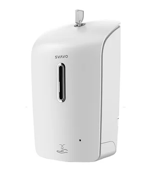 

Wall Mount Touch-Free Dispenser for Hand Sanitizer Liquid Soap Gel / Battery Powered / ABS plastic Body with Site Window