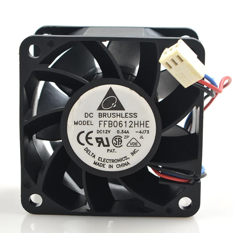 

FOR Delta 60386CM FFB0612HHE 24V 0.34A High Volume Double Ball Cooling Fan