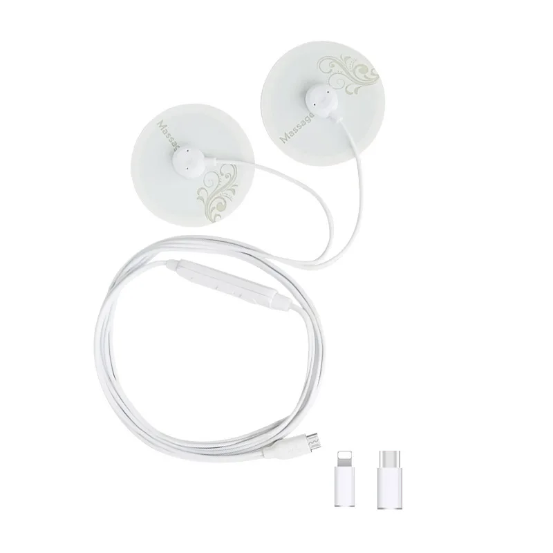 Mini-Portable Cervical Vertebra Massage Pad Cellphone Drive-by-Wire Acupoint Pulse Vibration Neck Shoulder Neck Leg yumo mpg in stock ismm1468 100pulses 5 24vdc line drive ttl cnc manual pulse generator mpg