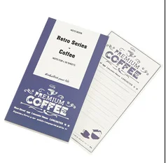 Coffee Ретро блокнот для заметок, блокнот для заметок, наклейки для планировщика, закладка для мальчиков и девочек, стикеры для заметок, школьные канцелярские принадлежности, подарки - Цвет: Coffee