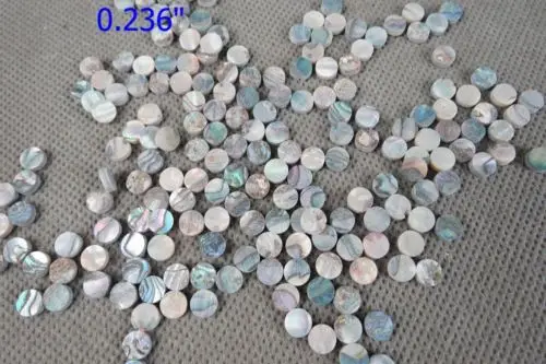 100 шт abalone инкрустация Материал точки, диаметр 0,23"(6 мм