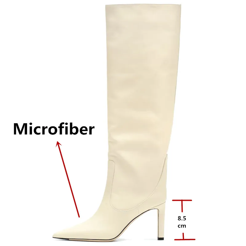 Cena FEDONAS Sexy buty na cienkich wysokich obcasach kobiet buty do kolan jesień zima ciepłe buty motocyklowe Pointed Toe Night Club długie buty kobieta