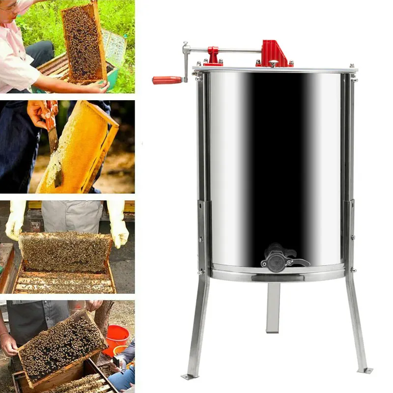 2 центрифуга для откачки меда из рамок ручного пчеловодства оборудование из нержавеющей стали улей США
