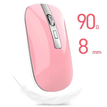

Optical Mouse Dual-Mode 2.4GHz Wireless + Bluetooth 5.1 Mouse 1600DPI Rechargeable Mute Mice Rechargeable Wireless Mouse