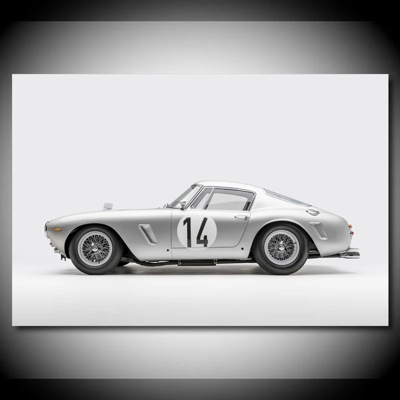 Ferraris 250 GT Ретро винтажный автомобиль Современная Настенная Картина на холсте