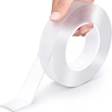

1/3/5M Nano Tape Double Sided Tape Transparent Reusable Waterproof Adhesive Tapes Cleanable Home Kitchen Bathroom Supplies Tapes