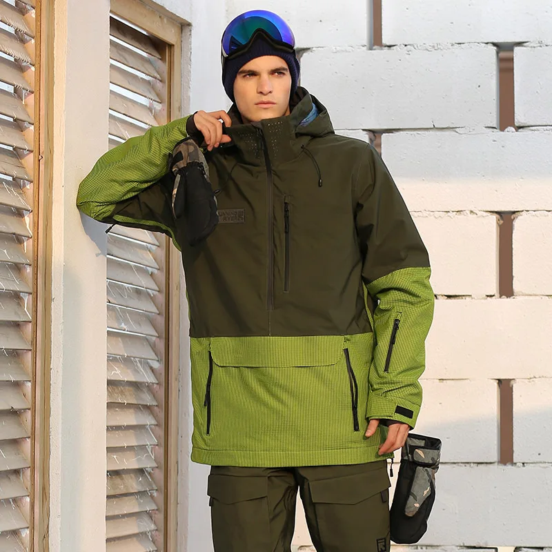 RUNNING RIVER Brand Men Snowboarding Hoodie High Quality Hooded outdoor Sports ski Snowboard Jacket 4 Colors 4 Sizes 0456