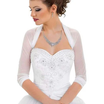 

Wedding Bridal Jacket Tulle Party Bolero Bridal Coat White Tulle Wedding Shrug Wrap Bridal Bolero Shawl Jacket