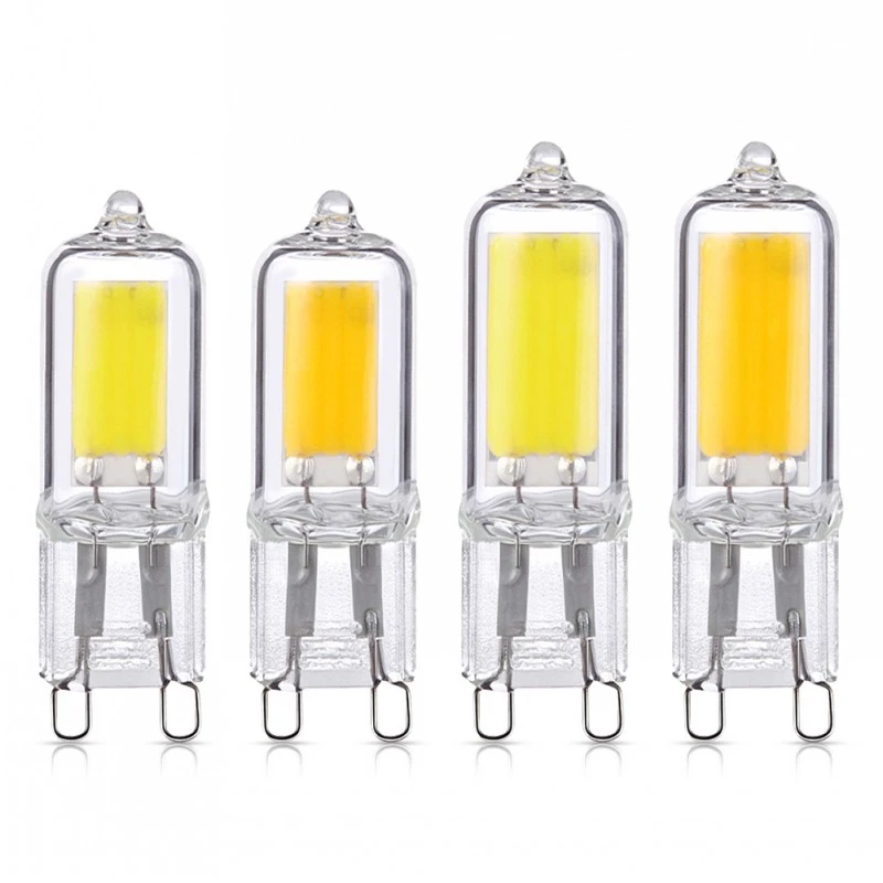Super Bright G9 Led Light Bulb 6w 9w 12w15w 220v Glass Lamp Constant