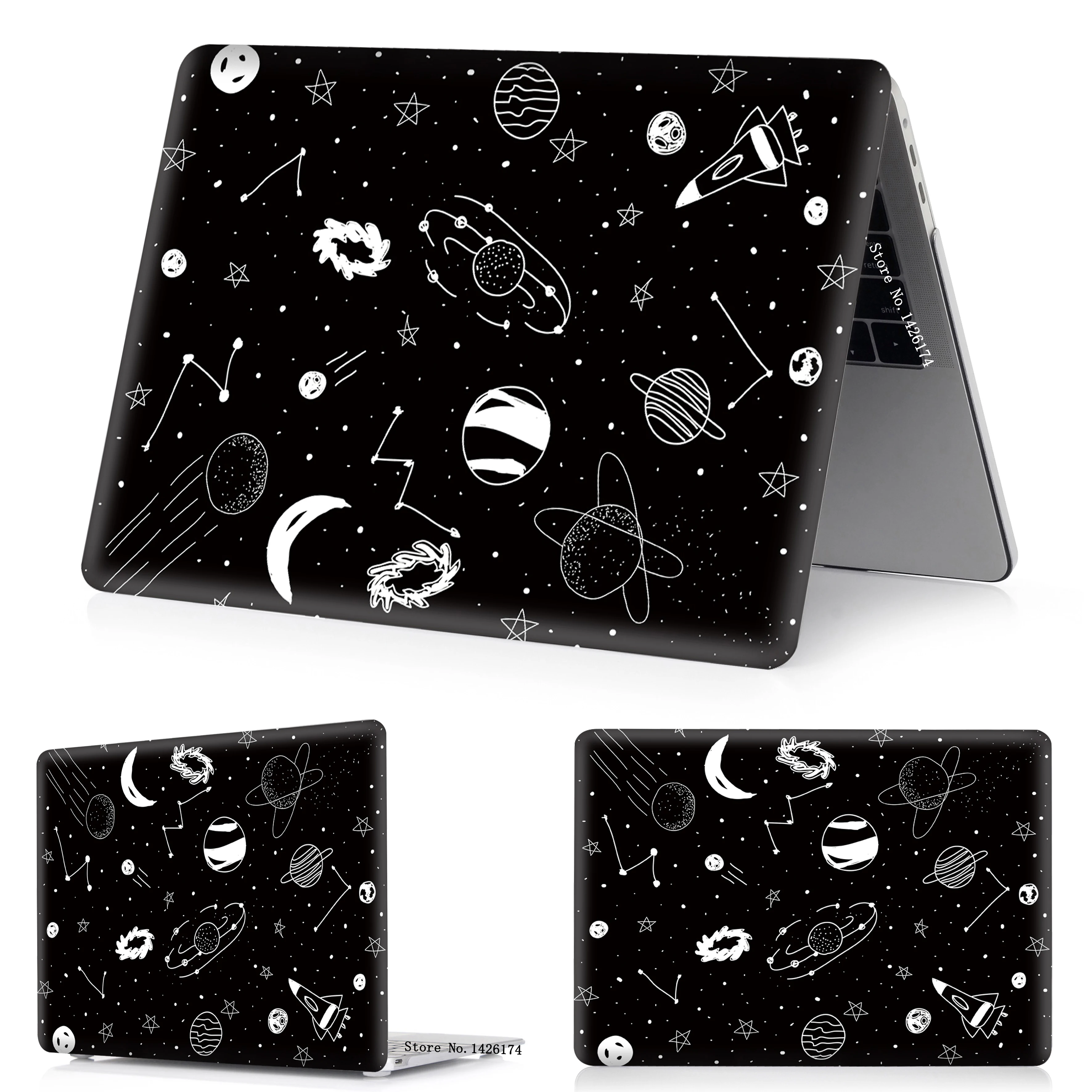 Чехол для MacBook Air 11 13 дюймов A1466 A1932 Pro 12 13 15 retina A1502 A1706 A1708 A1989 A2159 пространство чехол